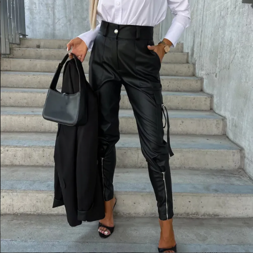 CALORA_ Diorélla | Chique cargo broek