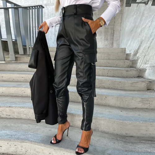 CALORA_ Diorélla | Chique cargo broek