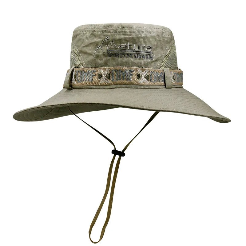 DMF - Karper | Zomer UV Safari Visser Hoed-Petten-Calora-Groen Mesh-55-60cm-Calora