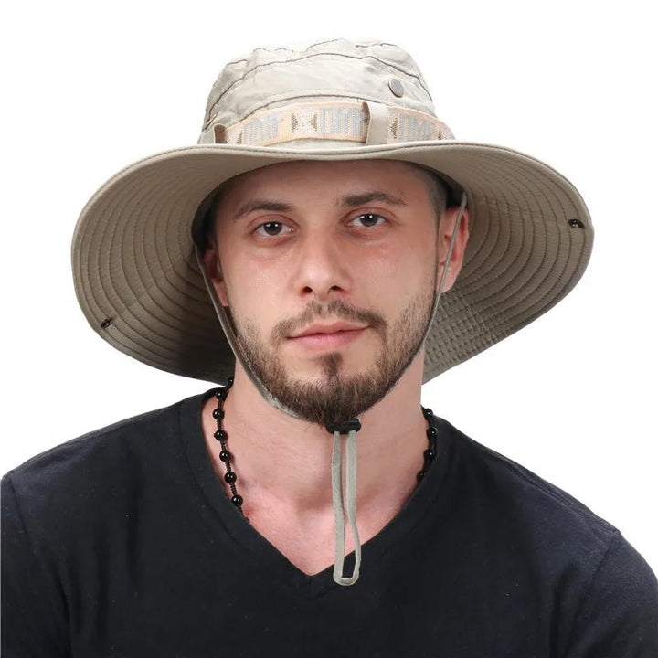 DMF - Karper | Zomer UV Safari Visser Hoed-Petten-Calora-Leger Groen Mesh-55-60cm-Calora