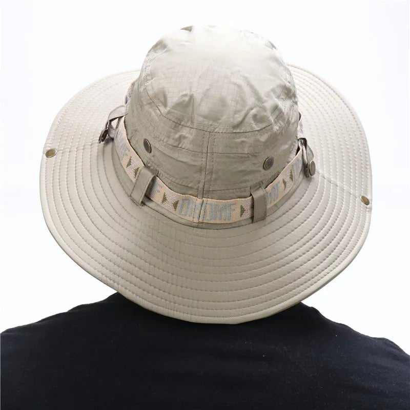 DMF - Karper | Zomer UV Safari Visser Hoed-Petten-Calora-Leger Groen Mesh-55-60cm-Calora