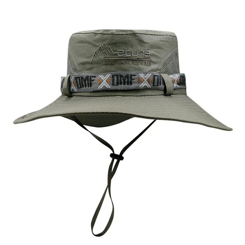 DMF - Karper | Zomer UV Safari Visser Hoed-Petten-Calora-Licht Groen Mesh-55-60cm-Calora