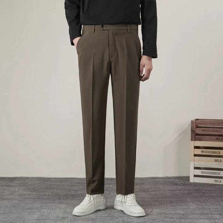 Dolcetta | Stijlvolle Casual Heren Pantalon-Pantalons-Calora-Bruin-28-Calora