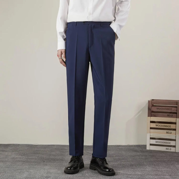 Dolcetta | Stijlvolle Casual Heren Pantalon-Pantalons-Calora-Donkerblauw-28-Calora
