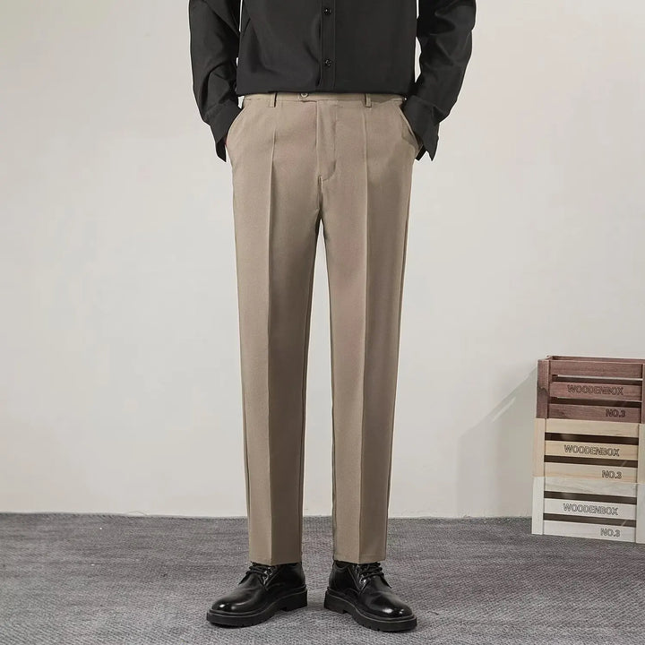 Dolcetta | Stijlvolle Casual Heren Pantalon-Pantalons-Calora-Lichtbruin-28-Calora