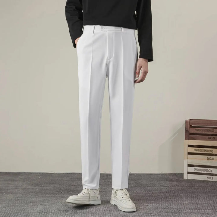 Dolcetta | Stijlvolle Casual Heren Pantalon-Pantalons-Calora-Wit-28-Calora
