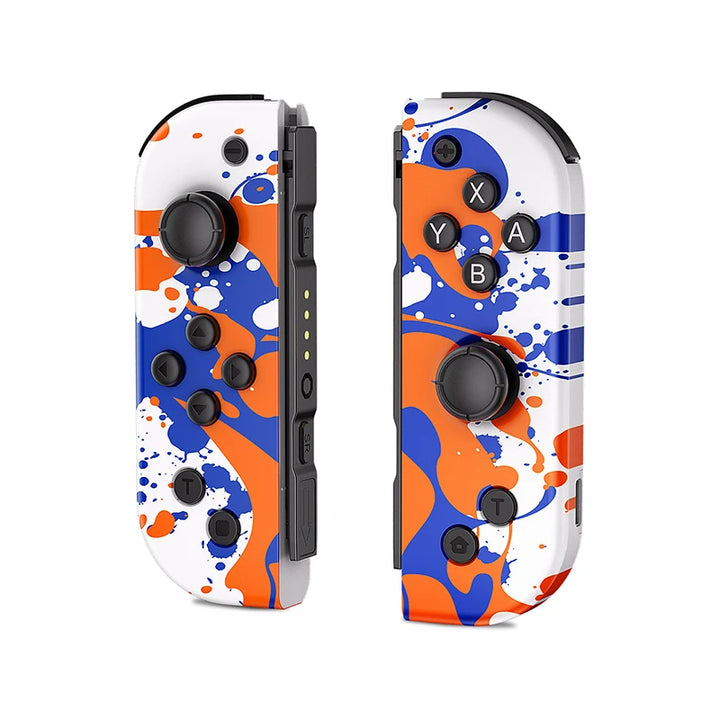 Draadloze Bluetooth Gamecontroller met LED verlichting voor Switch-Elektronica/Gadgets-Calora-Oranje LED-Calora