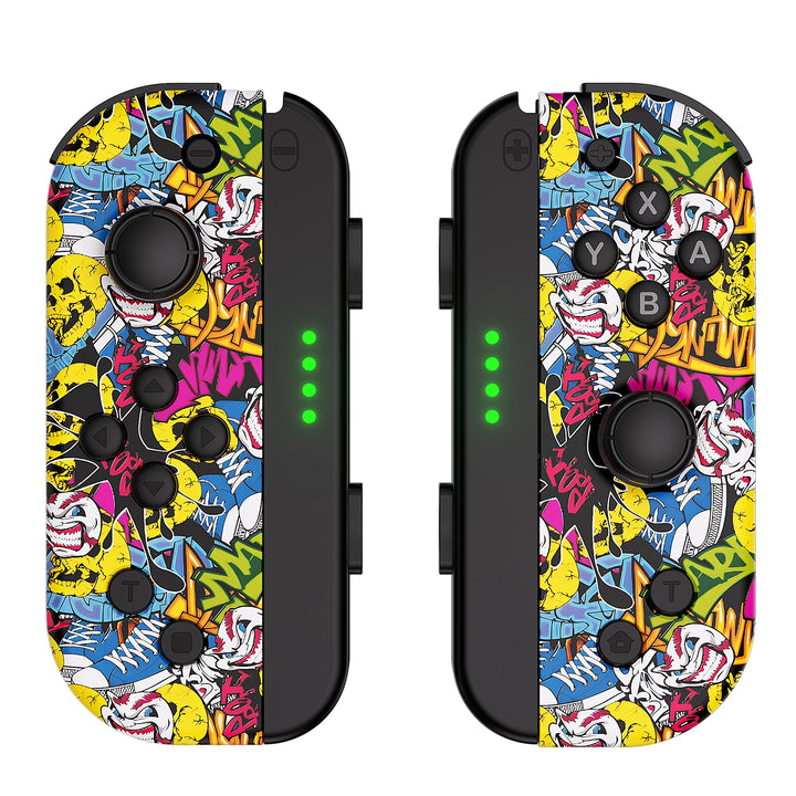 Draadloze Bluetooth Gamecontroller met LED verlichting voor Switch-Elektronica/Gadgets-Calora-Zwart LED-Calora