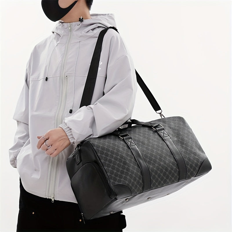 Draagbare Crossbody Reistas - Duffelbag voor Heren met Schoenenvak-Schoudertassen-Calora-Calora