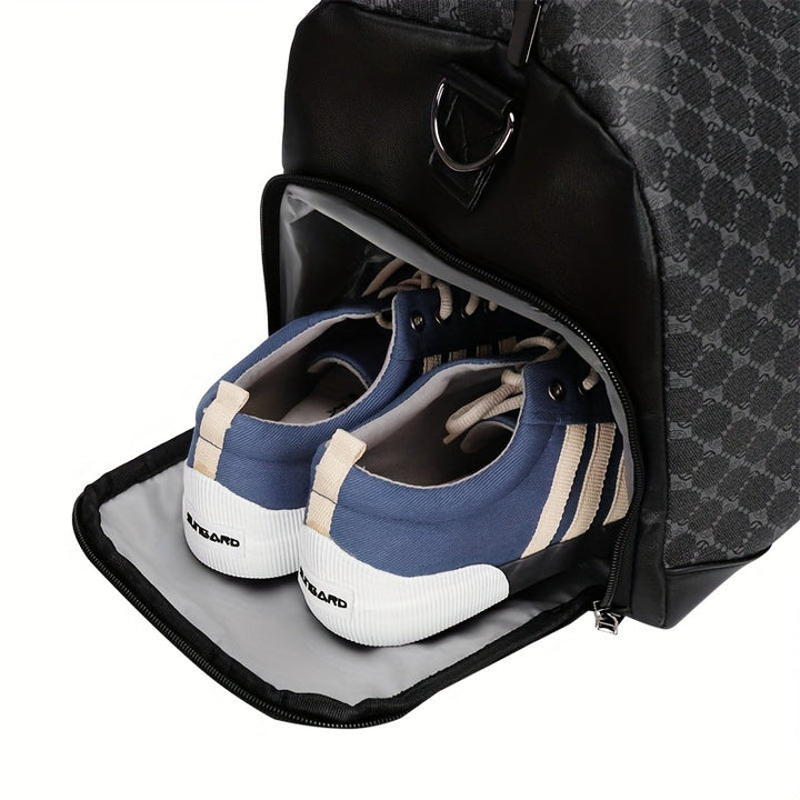 Draagbare Crossbody Reistas - Duffelbag voor Heren met Schoenenvak-Schoudertassen-Calora-Calora