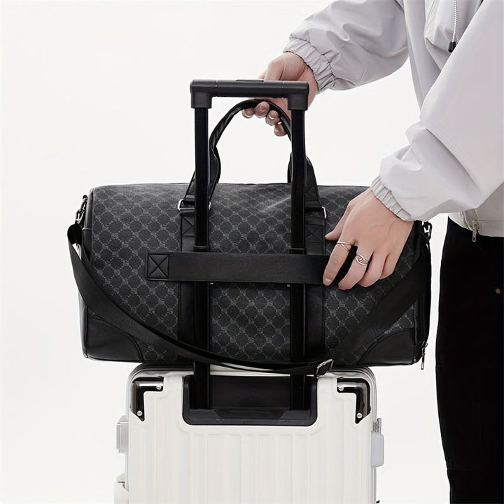 Draagbare Crossbody Reistas - Duffelbag voor Heren met Schoenenvak-Schoudertassen-Calora-Calora