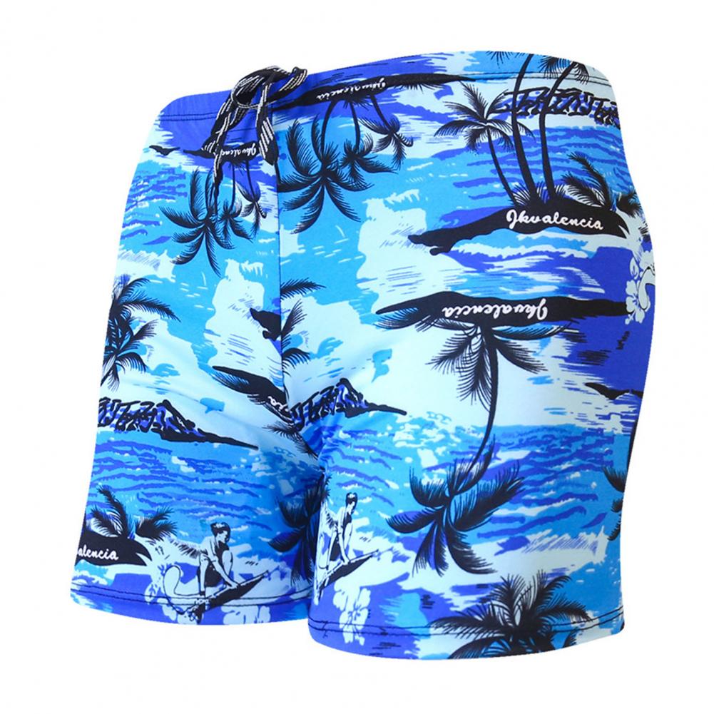 Drusus | Zwembroek Met Print-Zwemkleding-Calora-Blauw-L-Calora