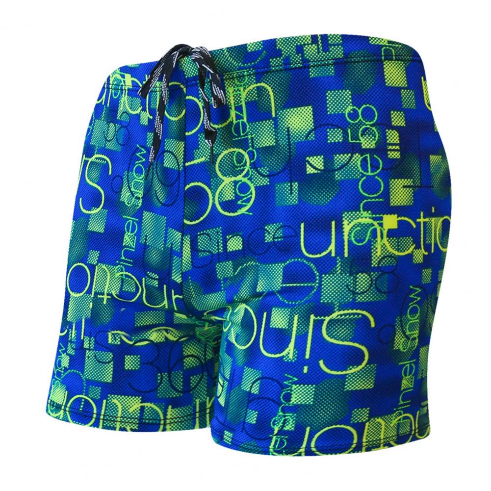 Drusus | Zwembroek Met Print-Zwemkleding-Calora-Groen Blauw-L-Calora