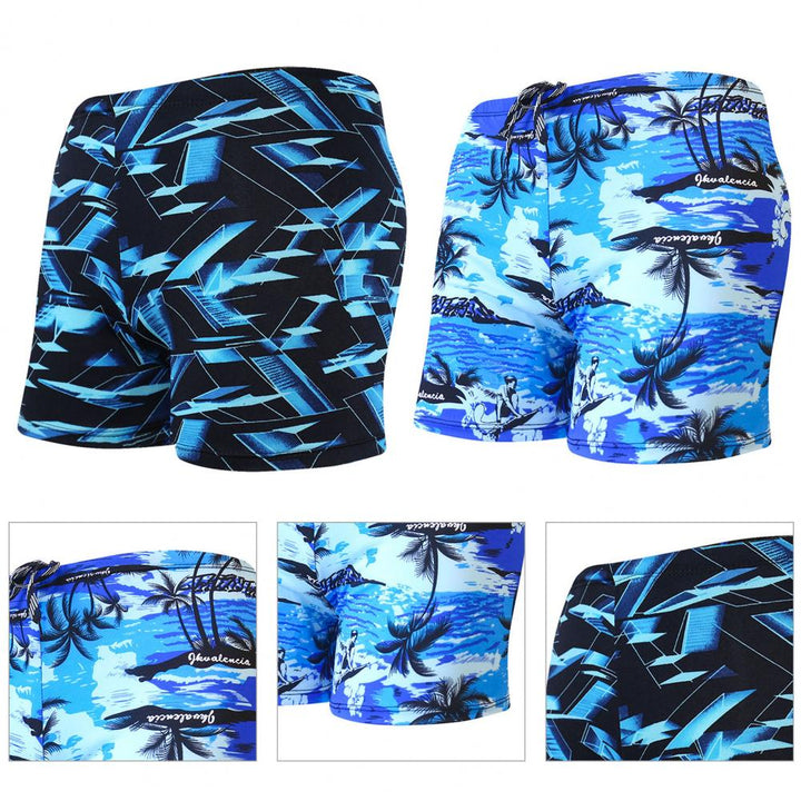 Drusus | Zwembroek Met Print-Zwemkleding-Calora-Zwart-L-Calora
