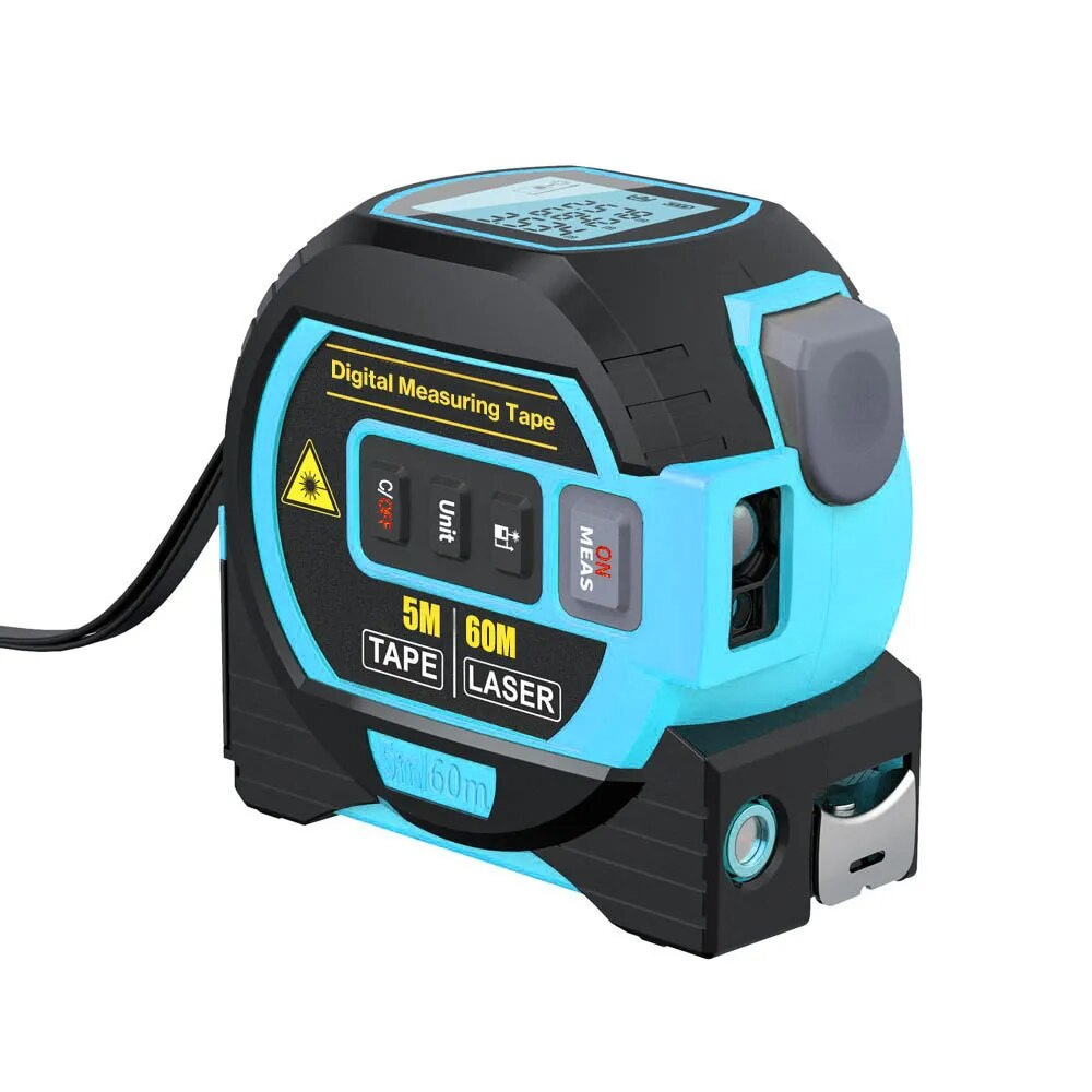 Duratex | 3-in-1 Infrarood Laser Meetlint - Laser & Traditioneel Rolmaat in eén-Elektronica/Gadgets-Calora-Geel-40M-Calora