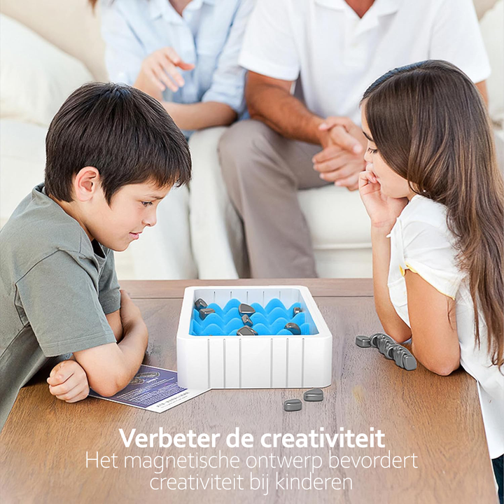 CALORA_ EduQuest | Magnetisch Schaakspel voor Kinderen - Leuk, Leerzaam & Draagbaar