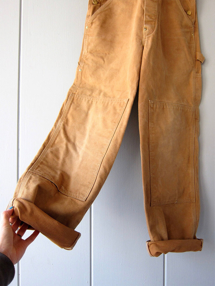 CALORA_ Eend Bib Overall Canvas Werkoutfit Dungarees met Verstelbare Banden