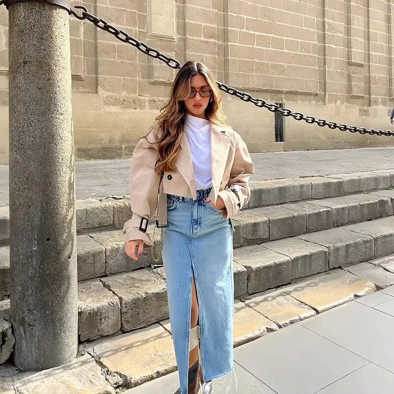 Elara | Casual Trenchcoat-Zomer Jassen-Calora-L-Calora
