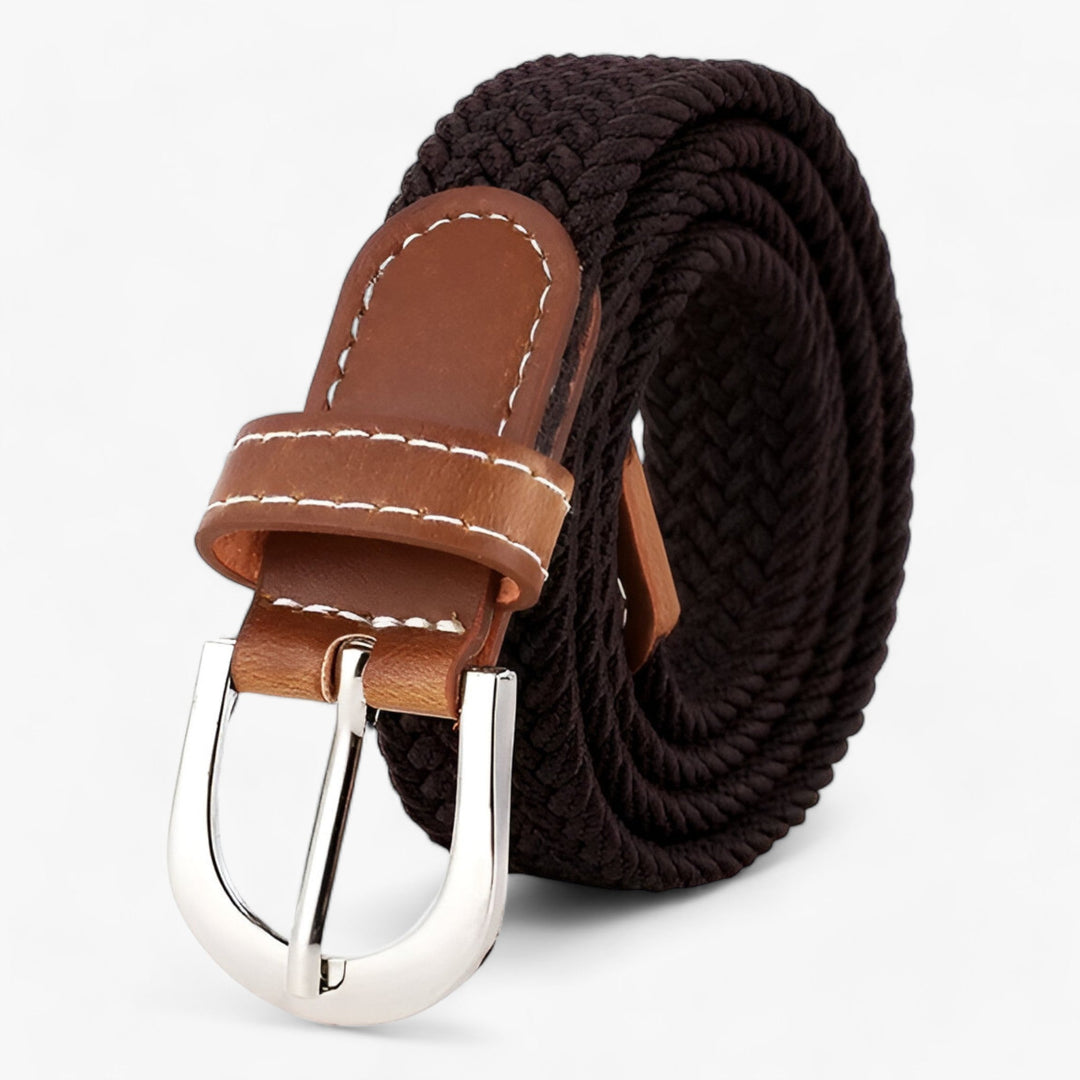 Elastische Geweven Riem-Accessoires-Calora-Koffie-105CM-Calora