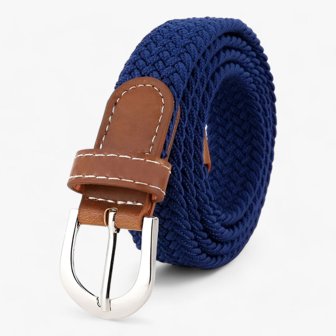 Elastische Geweven Riem-Accessoires-Calora-Marineblauw-105CM-Calora