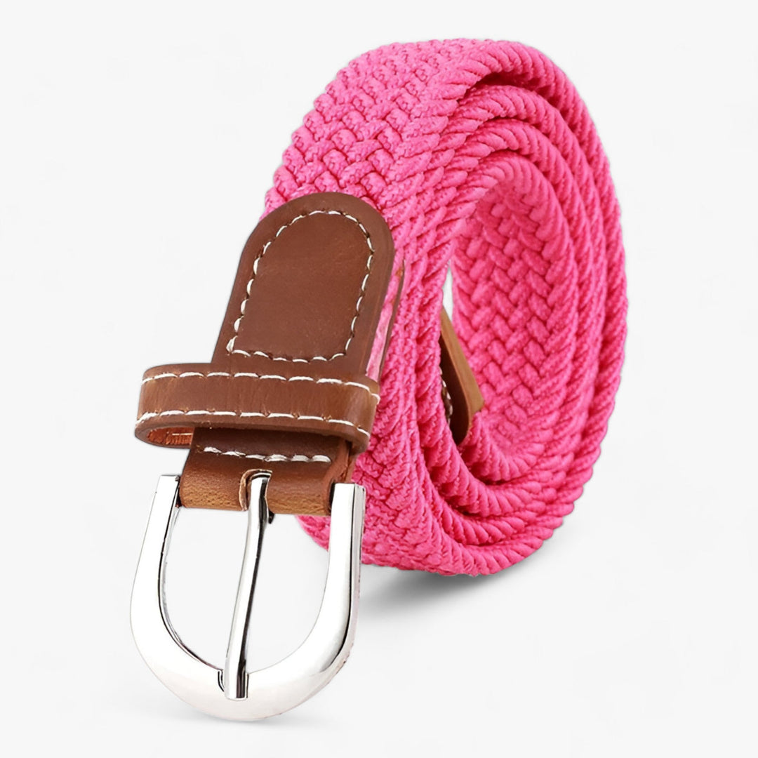Elastische Geweven Riem-Accessoires-Calora-Roze-105CM-Calora
