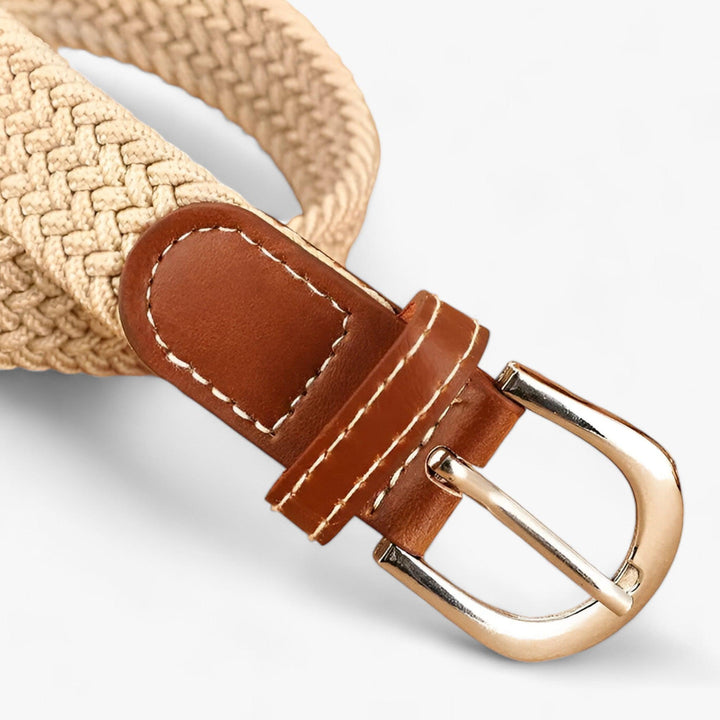Elastische Geweven Riem-Accessoires-Calora-Wit-105CM-Calora