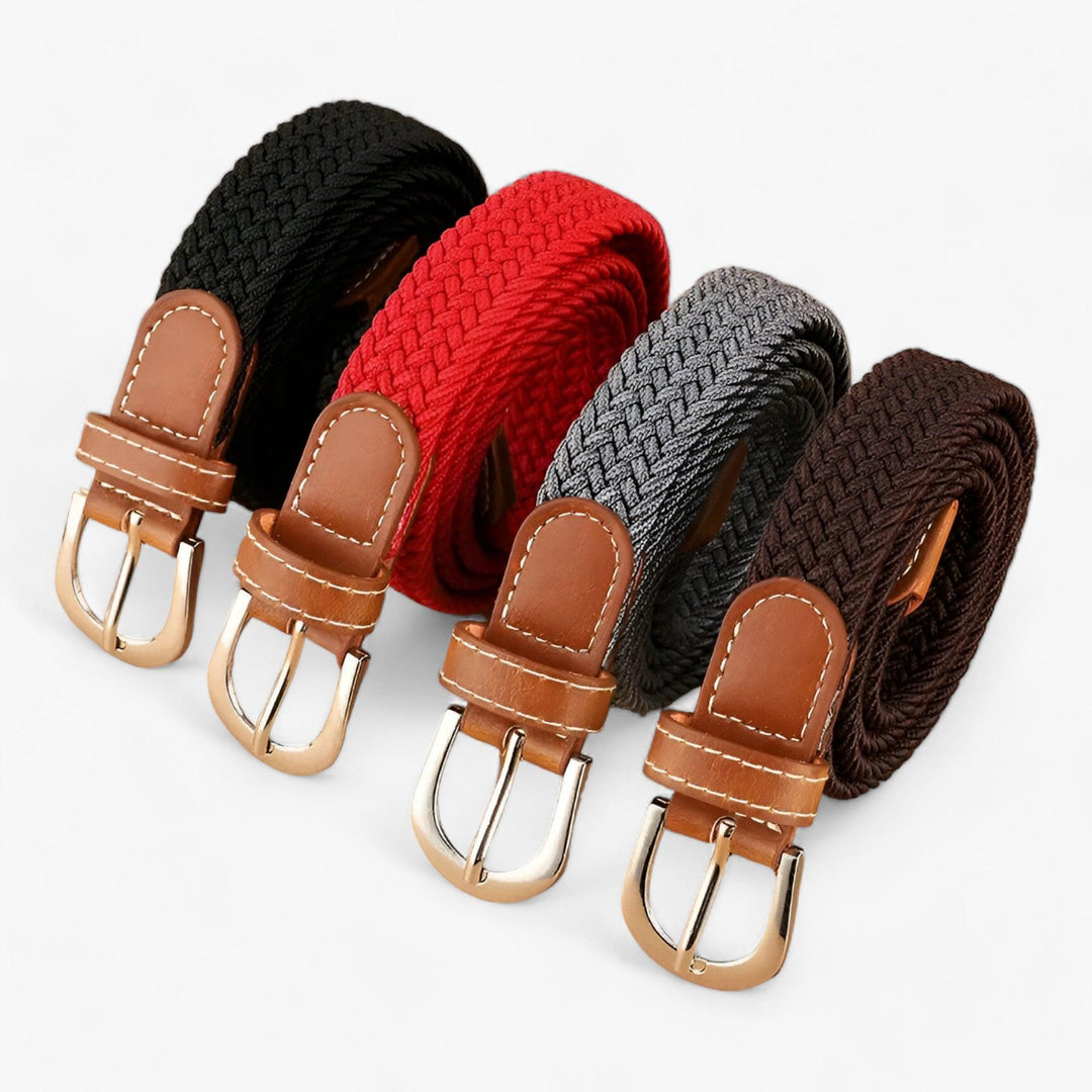 Elastische Geweven Riem-Accessoires-Calora-Wit-105CM-Calora