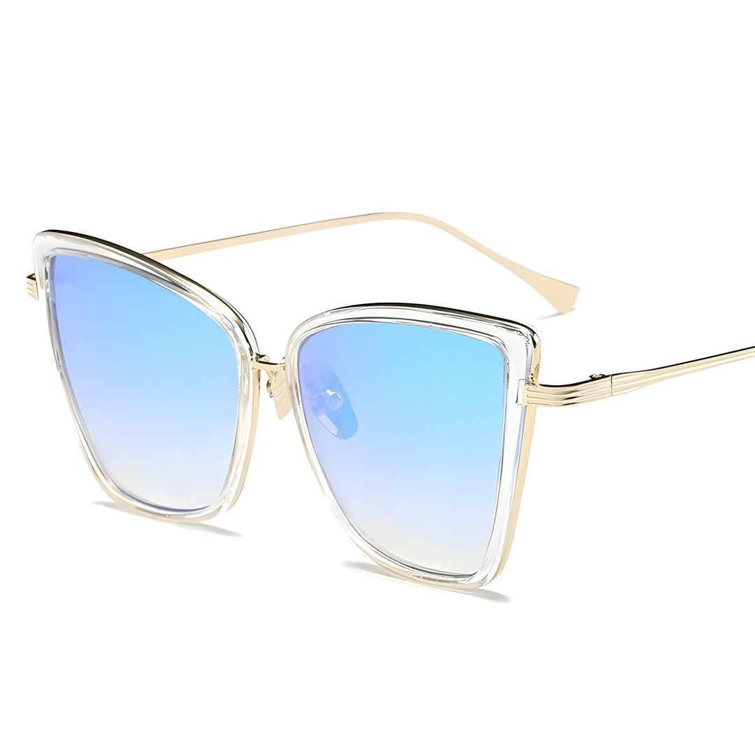 Elegante Acetaat Bril met Polycarbonaatlenzen-Elektronica/Gadgets-Calora-Blauw-Calora