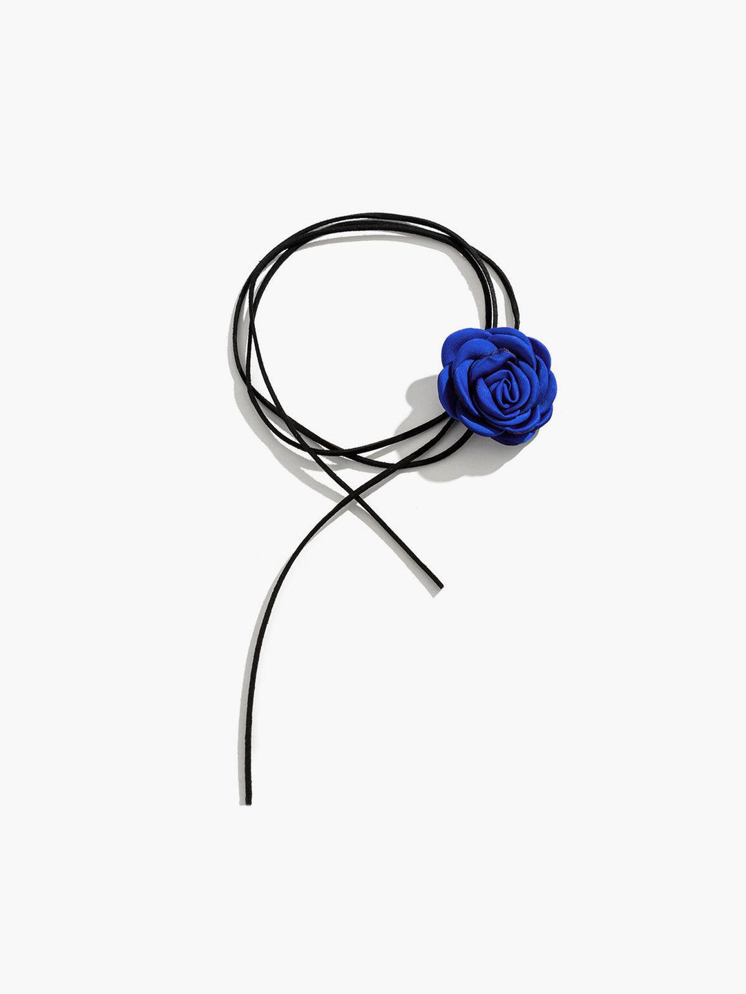 Elegante Bloem Choker Ketting-Kettingen-Calora-Blauw-Eén maat-Calora