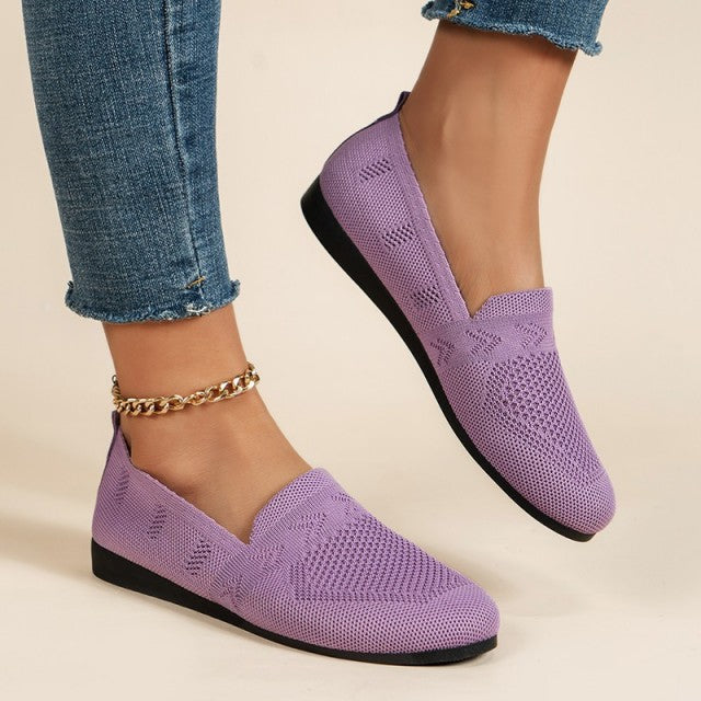 CALORA_ Elegante Dames Loafers met antislip Zool
