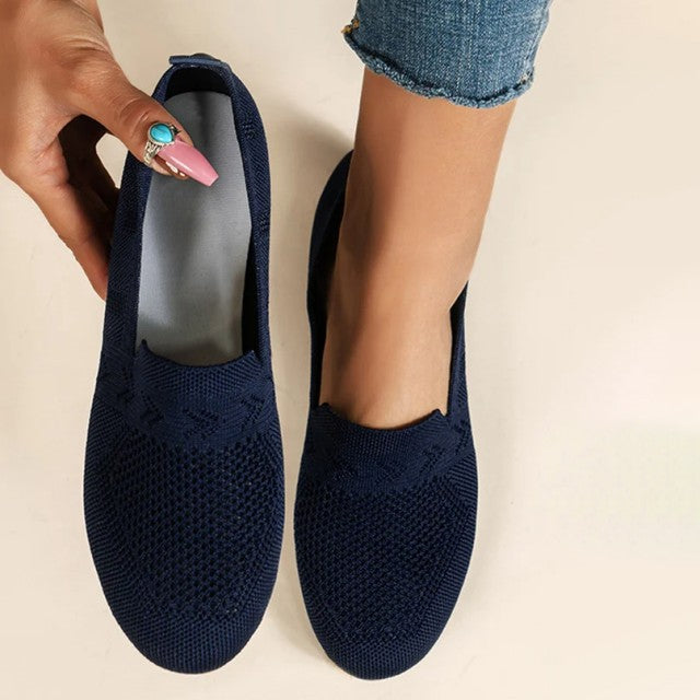 CALORA_ Elegante Dames Loafers met antislip Zool