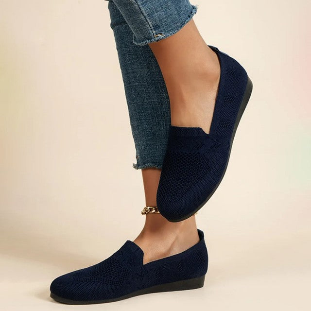 CALORA_ Elegante Dames Loafers met antislip Zool