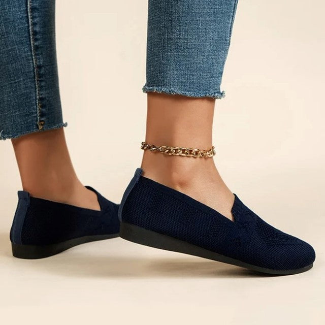 CALORA_ Elegante Dames Loafers met antislip Zool