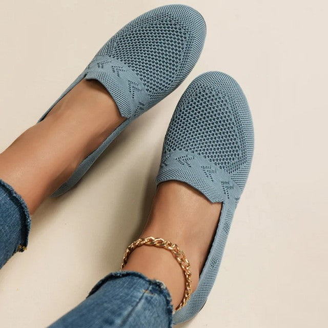 CALORA_ Elegante Dames Loafers met antislip Zool