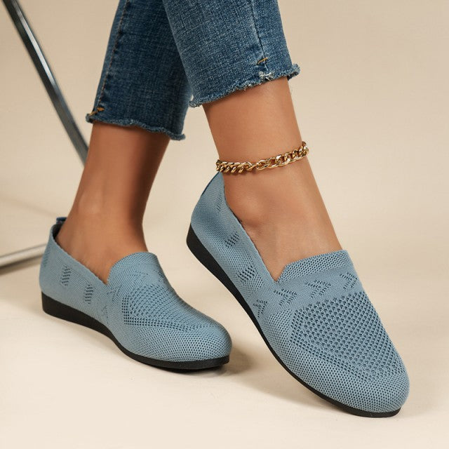 CALORA_ Elegante Dames Loafers met antislip Zool