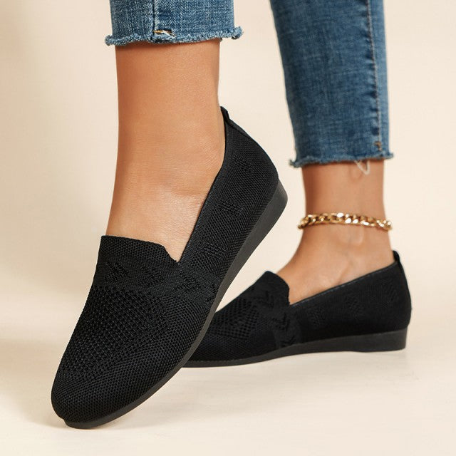 CALORA_ Elegante Dames Loafers met antislip Zool