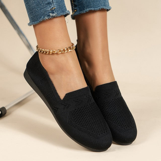 CALORA_ Elegante Dames Loafers met antislip Zool