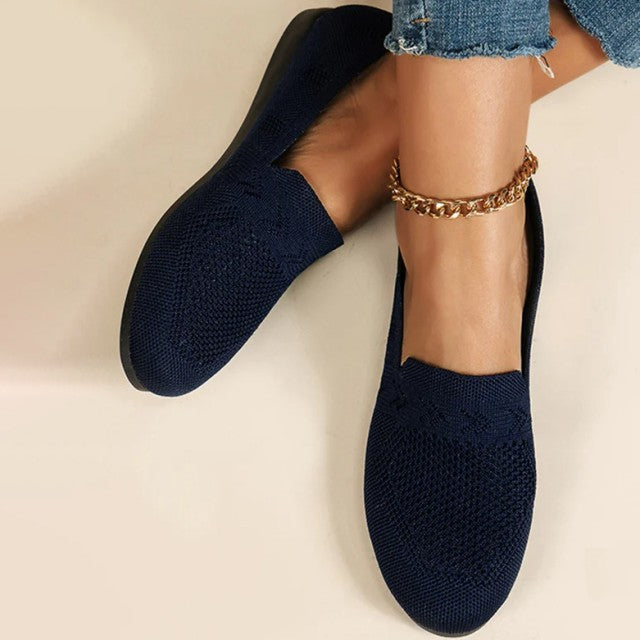 CALORA_ Elegante Dames Loafers met antislip Zool