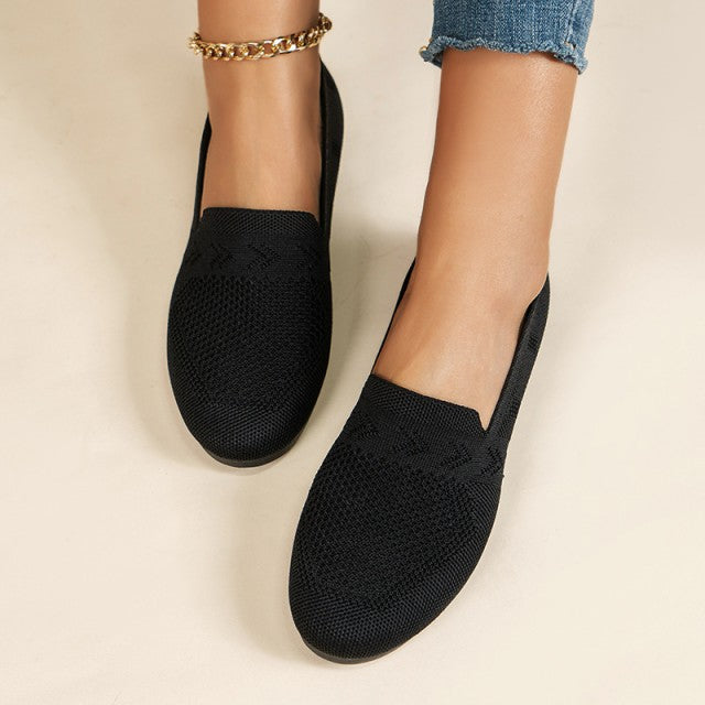 CALORA_ Elegante Dames Loafers met antislip Zool