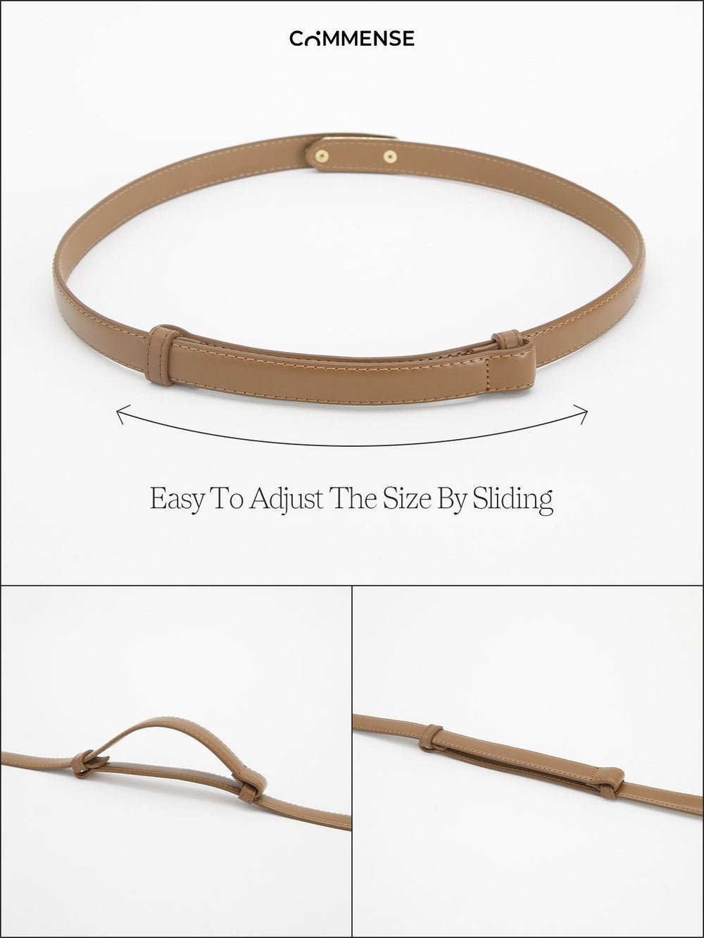 Elegante en Duurzame Riem voor Elke Outfit-Handtassen-Calora-Bruin-One Size-Calora