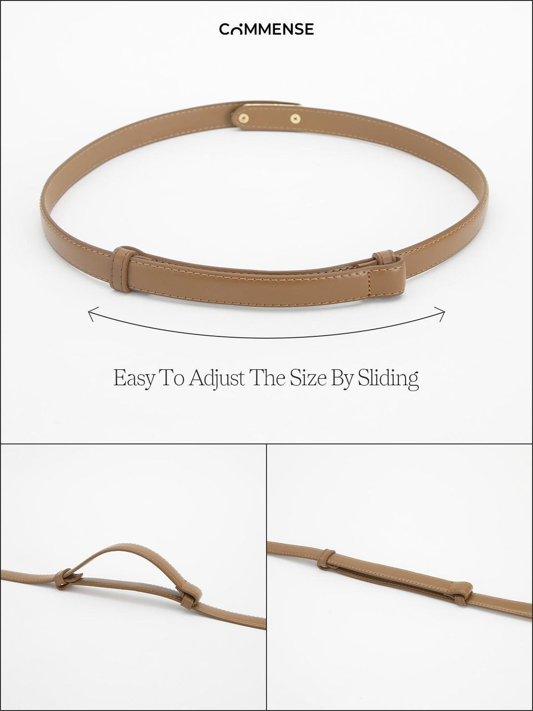 Elegante en Duurzame Riem voor Elke Outfit-Handtassen-Calora-Bruin-One Size-Calora