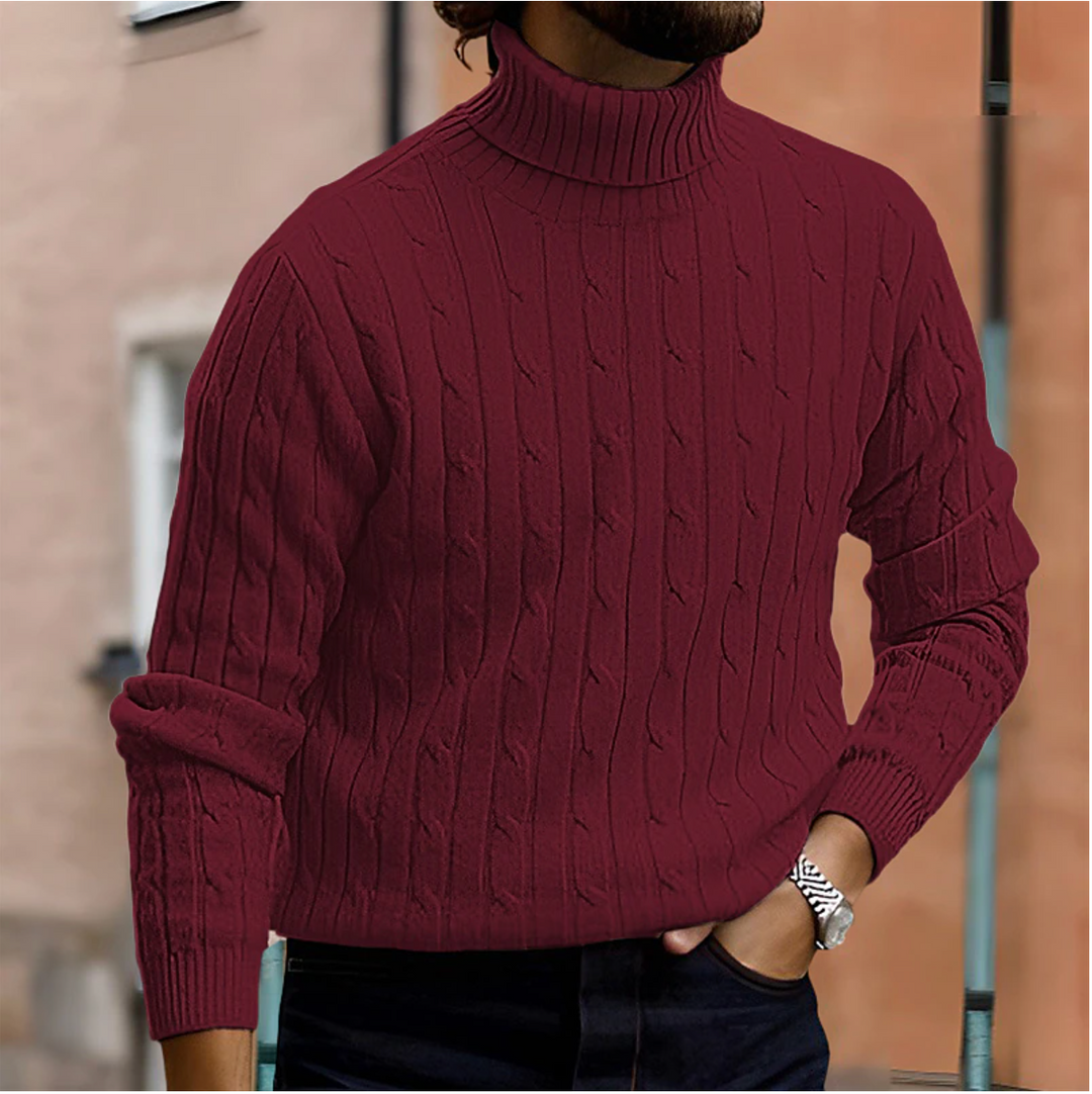 CALORA_ Elegante en Stijlvolle Coltrui voor Heren in Verschillende Kleuren