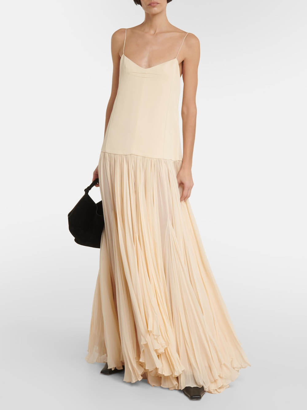 Elegante Getailleerde Jurk met Taillering en Ademend Stof-Zomer Jurken-Calora-6 - 8 (S)-Calora