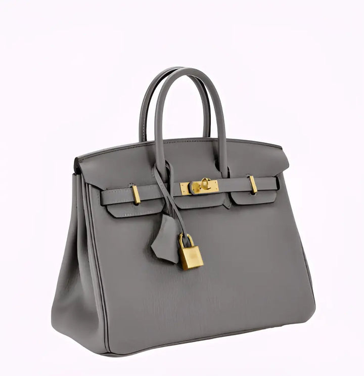 Elegante grote Handtas-Handtassen-Calora-Grijs-30cm-Calora