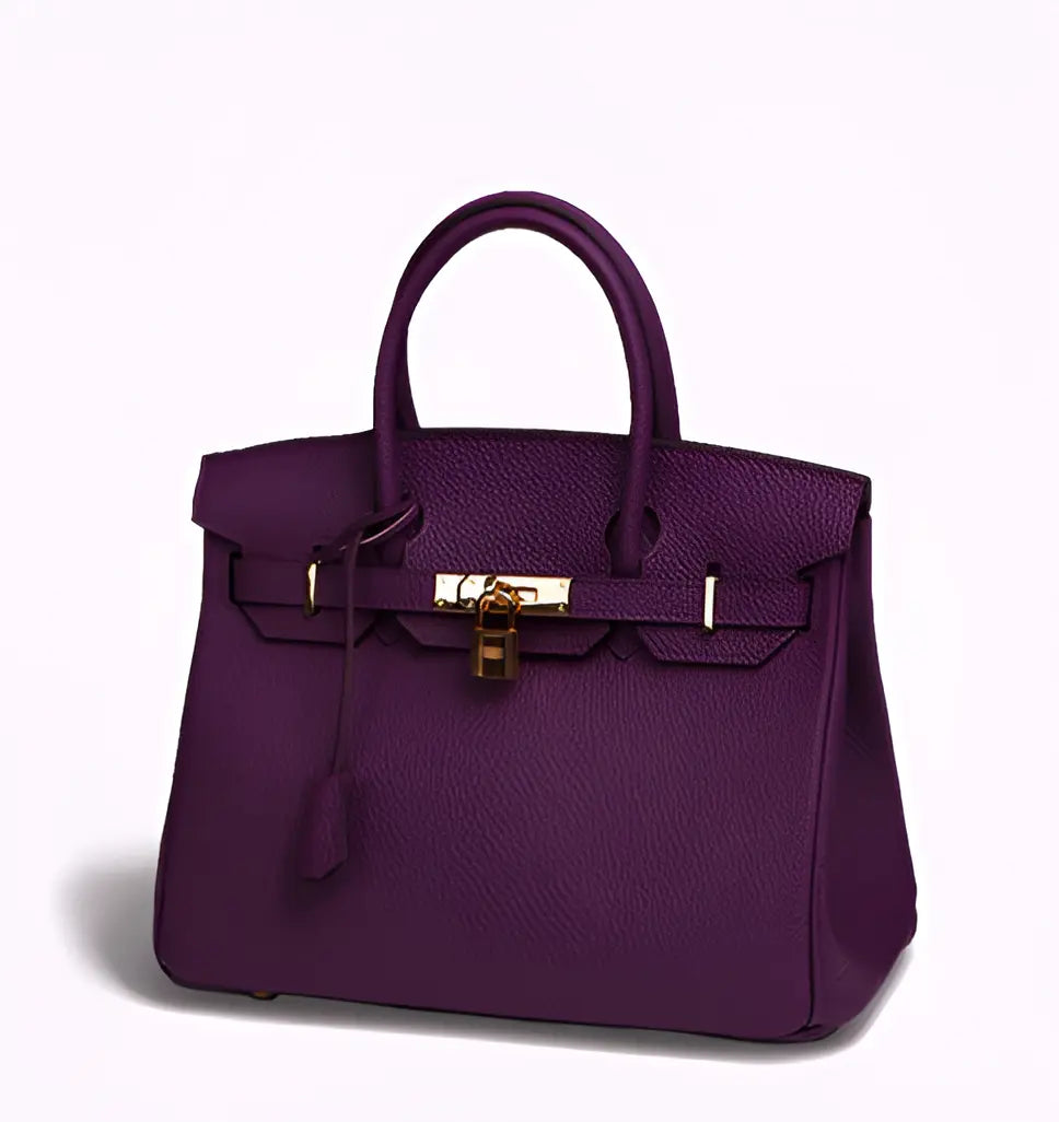 Elegante grote Handtas-Handtassen-Calora-Paars-30cm-Calora