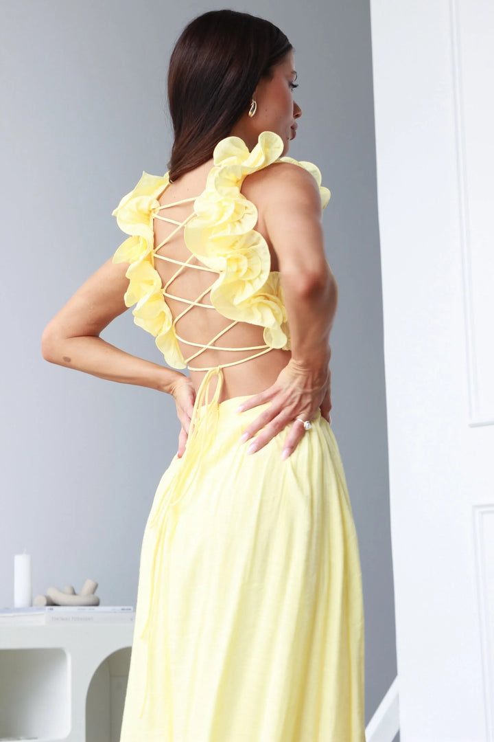 Elegante Jurk Met Diepe V Hals Voor Feest En Date Avond-Feest Jurken-Calora-8 - 10 (S)-Calora