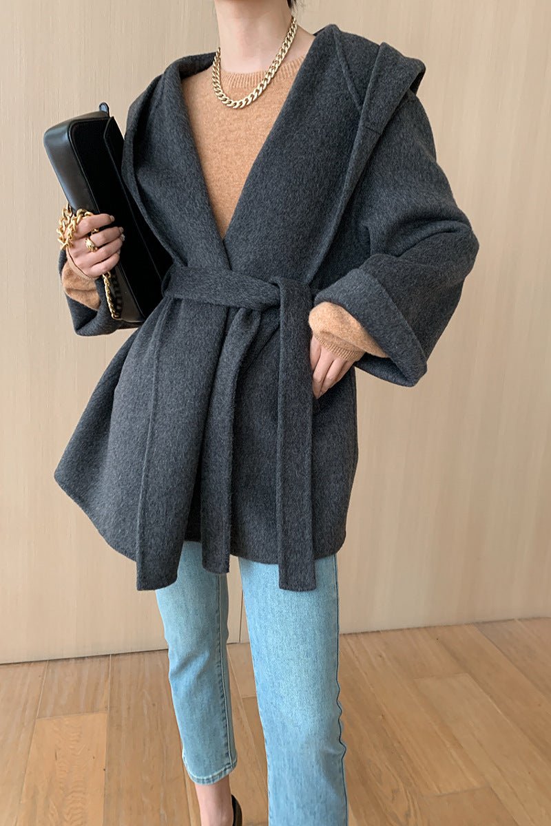 CALORA_ Elegante Ronde Hals Lange Mouw Gebreide Trui Blouse