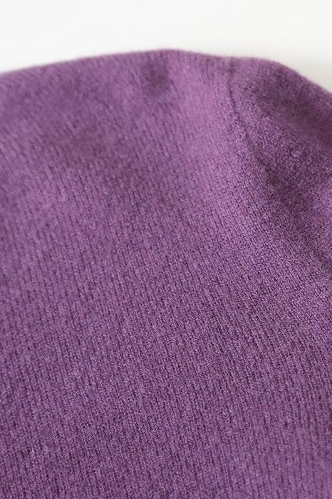 CALORA_ Elegante Ronde Hals Lange Mouw Gebreide Trui Blouse