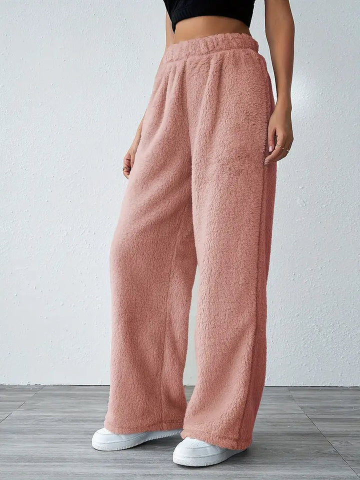 Eliska | Comfy Teddy Joggingbroek-Korte Broeken-Calora-Grijs-S-Calora