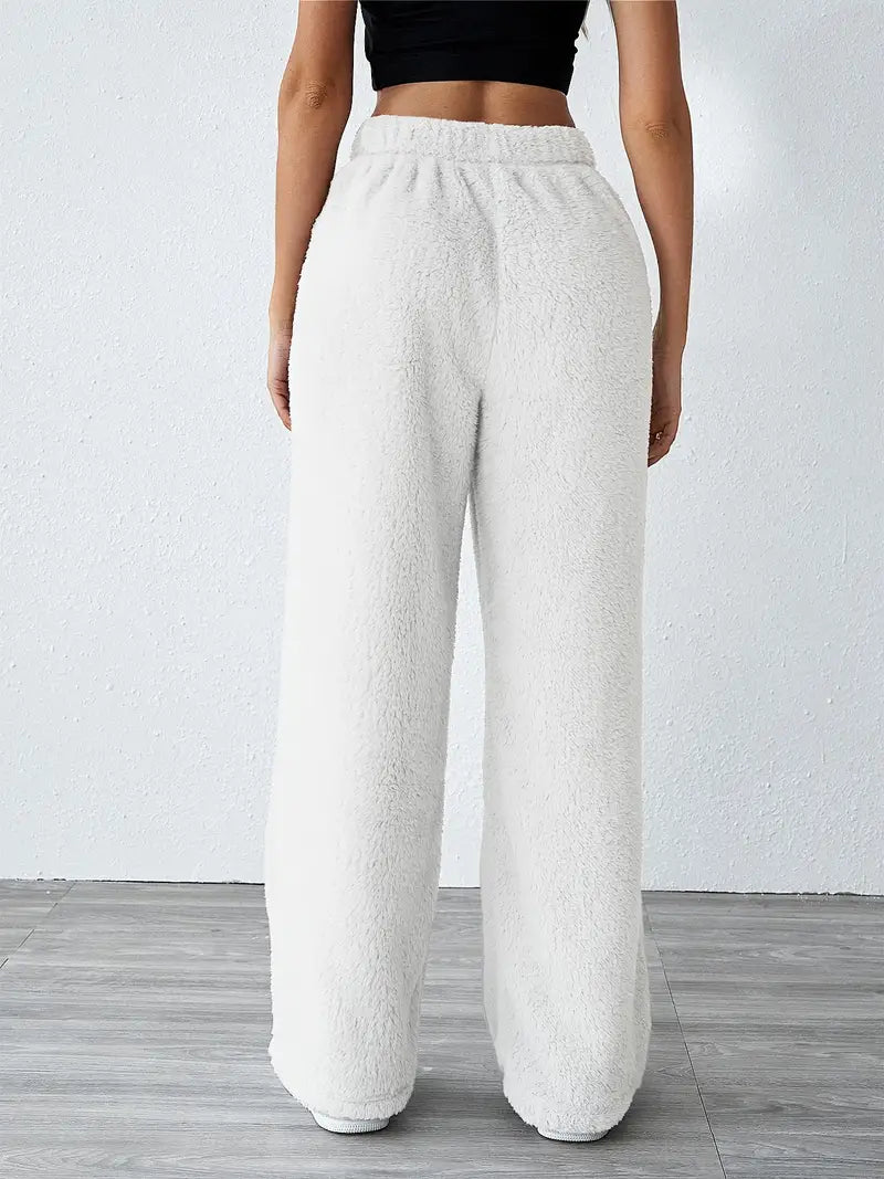 Eliska | Comfy Teddy Joggingbroek-Korte Broeken-Calora-Grijs-S-Calora